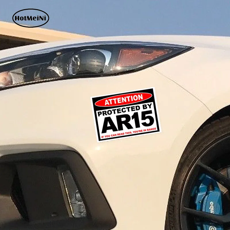HotMeiNi автостайлинг защищенный AR15 AR 15 Предупреждение ющая наклейка винтовка