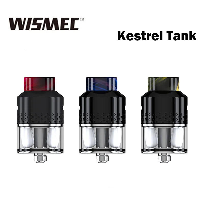 Оригинальный Wismec Kestrel Бак 4 мл с сеткой нагреватель 24 мм Диаметр атомайзер