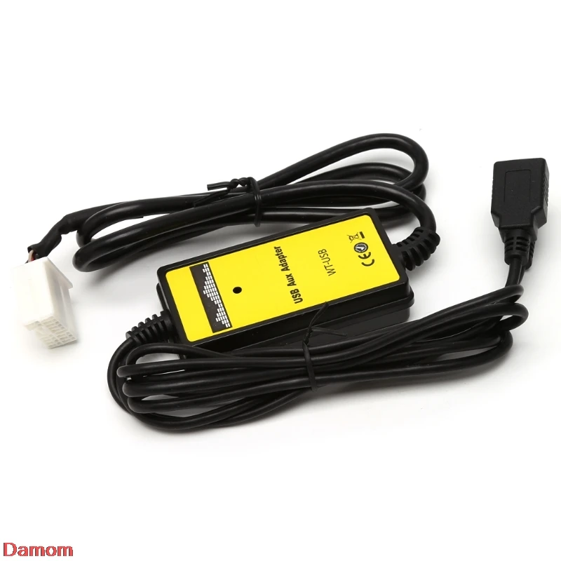 Автомобильный MP3 аудио интерфейс SD AUX USB кабель для передачи данных адаптер