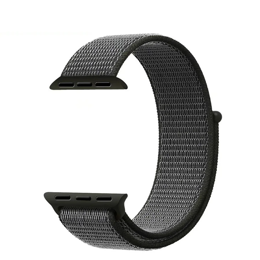 Dark Olive Спортивный ремешок-петля для apple watch band 4 3 iwatch band 44 мм 40 мм correa apple watch 4 браслет-липучка 42 мм 38 мм аксессуары - Цвет ремешка: Dark Olive