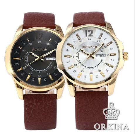 2016 Новый Ограниченной Hardlex Часы Человек Blackcat Orkina Марка Мода Кожа Журнальный