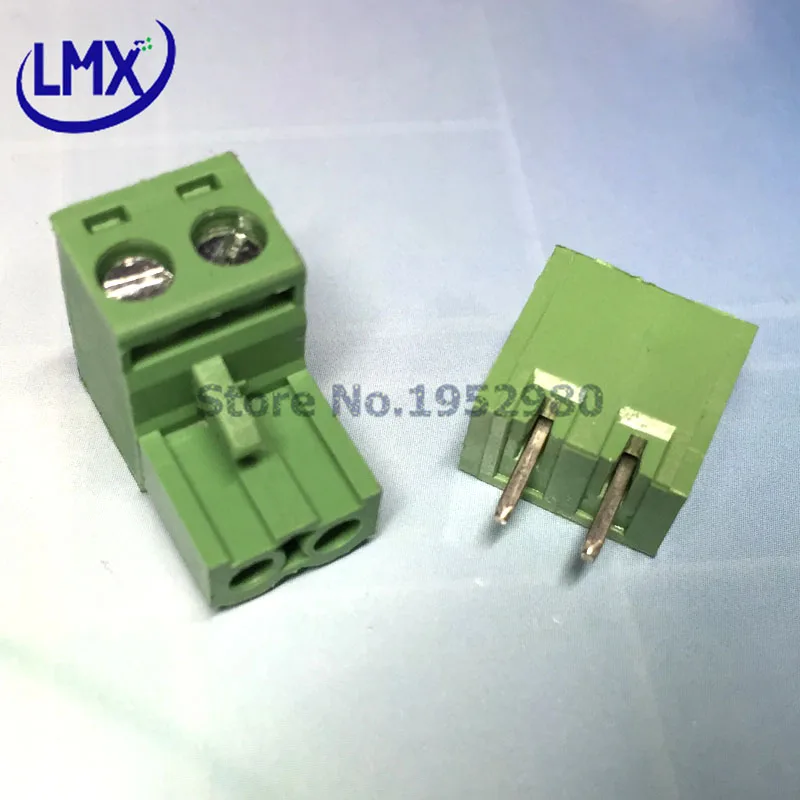 20 Set 5.08MM Pitch PCB Pluggable Terminal Block Connector 2/3/4/5/6/7/8/9/10P Straight Pin Seal KF2EDGK Green | Обустройство дома