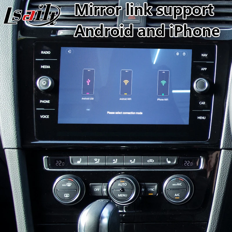 Мультимедийный Интерфейс Android для Volkswagen Teramout / Atlas T Roc MOB MIB MIB2 System 2017 2019