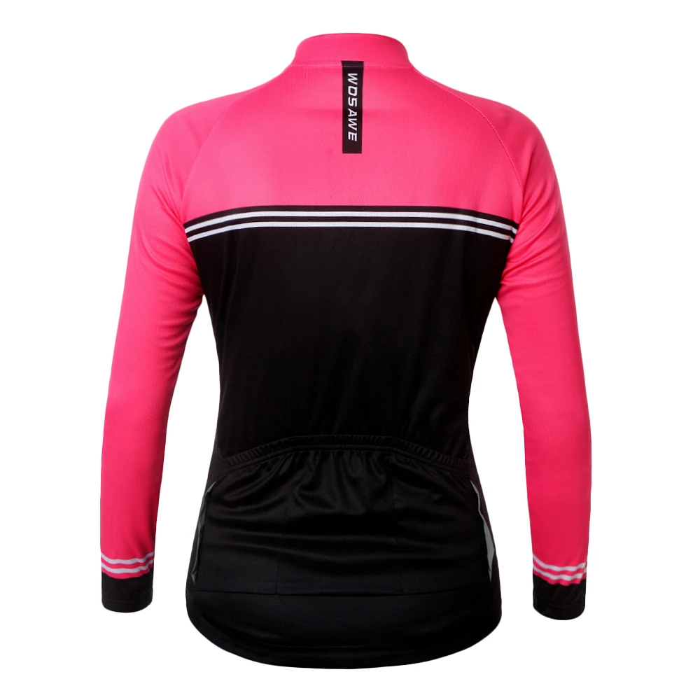 WOSAWE женские майки для велоспорта футболка с длинным рукавом топы одежда спорта