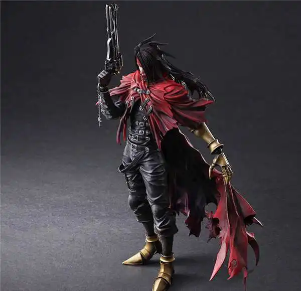 Play Arts Kai Vincent Valentine Final Fantasy Figure VII FF7Cloud PA 27 см ПВХ фигурки куклы игрушки Детский