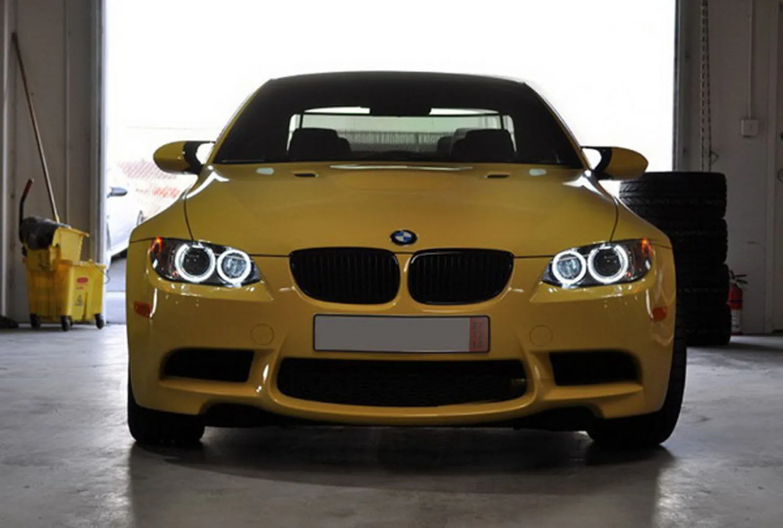 ANGRONG для BMW 3 серии E90 E91 фары 20 Вт Мощность Светодиодные Габаритные огни глаза
