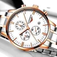 mens watches top brand luxury guanqin quartz watch men sport full steel clock male date luminous wristwatch relogio masculino