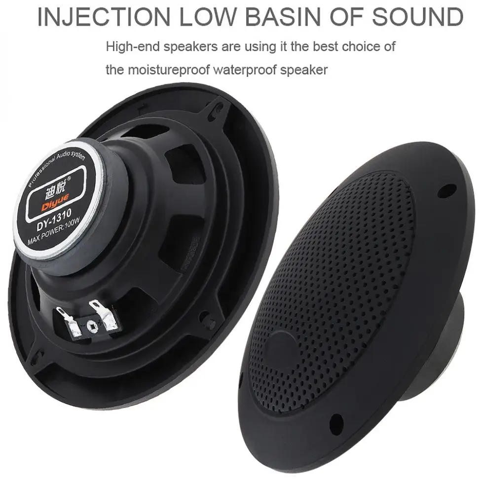 2 шт 5 дюймов 100 Вт автомобильный HiFi коаксиальный громкий динамик 129x129 мм Автомобильная дверь авто аудио Музыка Стерео полный диапазон частоты динамик s