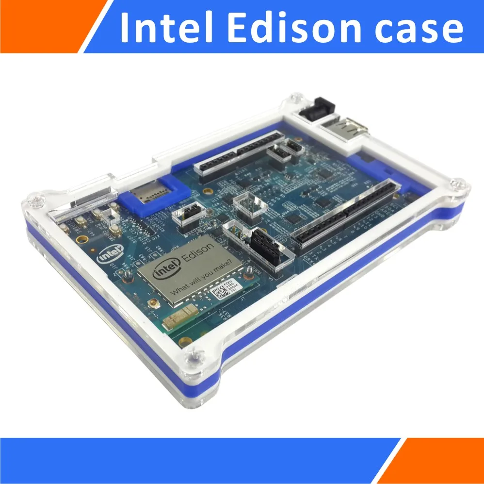 

Чехол для корпуса из акрила, совместимый с процессором Intel Edison DevBoard