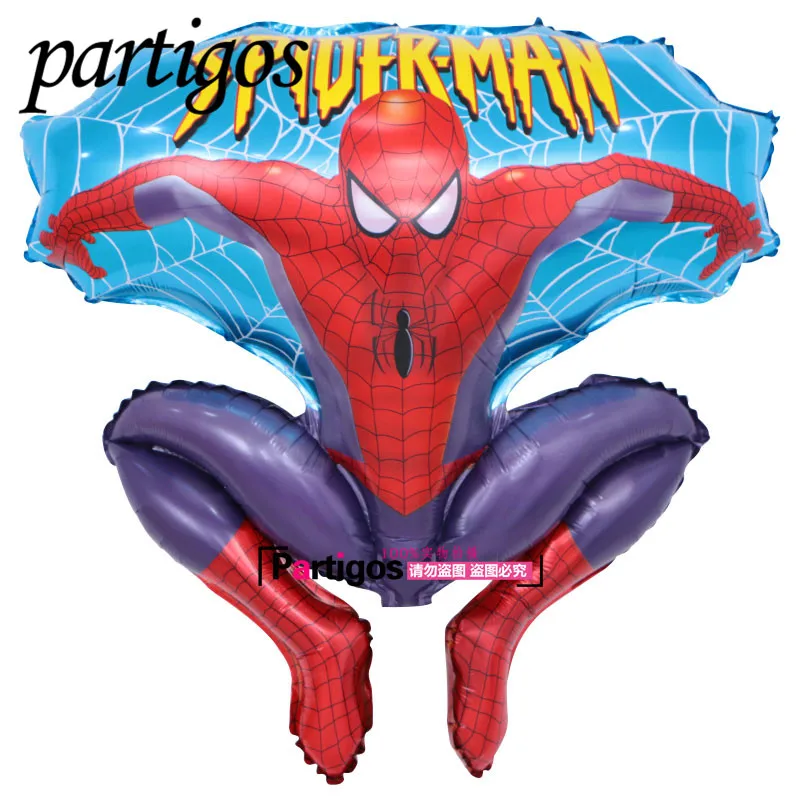 1 шт./лот большой Spiderman воздушные шары классический детский костюм Человека-паука вечерние Рождество День рождения Свадебные украшения гелиевый воздух воздушные шары