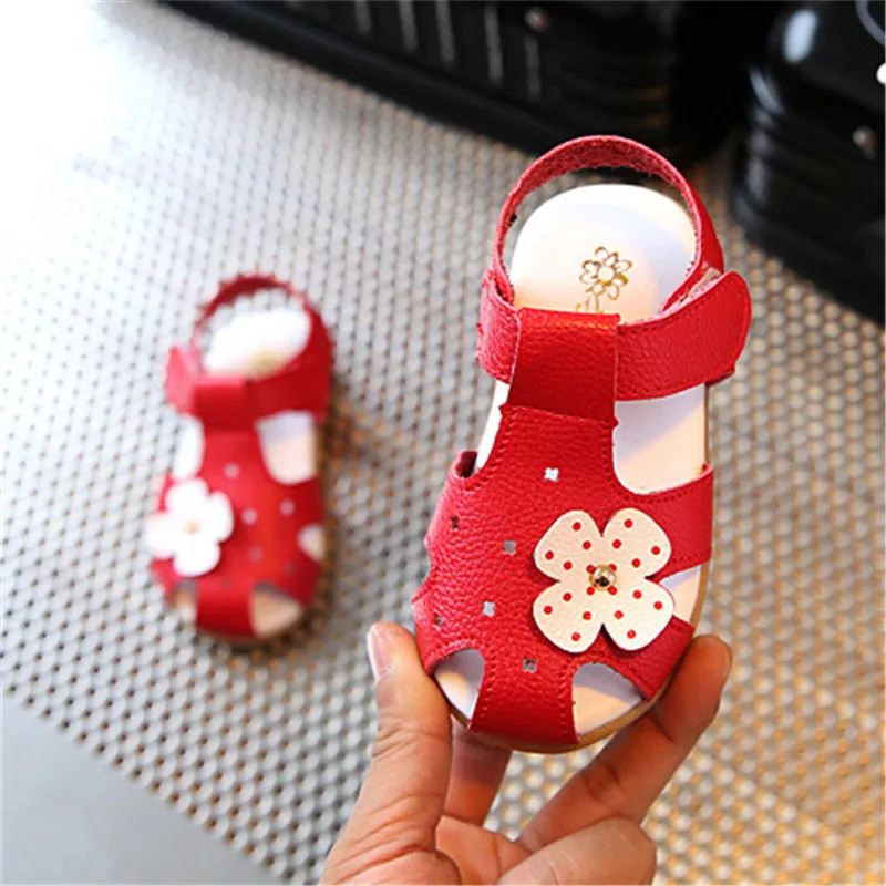 2018 новый цветок детские сандалии для девочек летние Walker Обувь мягкая подошва