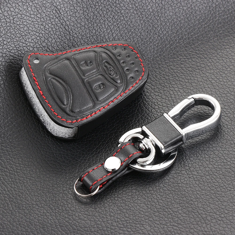 Автомобильный Стайлинг высококачественный черный чехол для ключей из