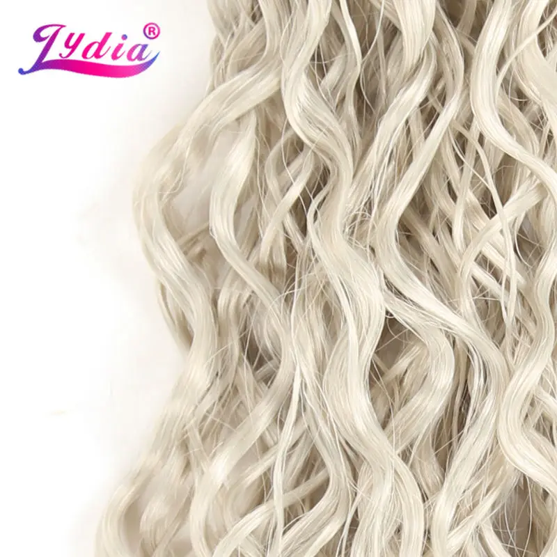 Лидия для женщин 3 упаковки/партия синтетические вьющиеся пряди волос