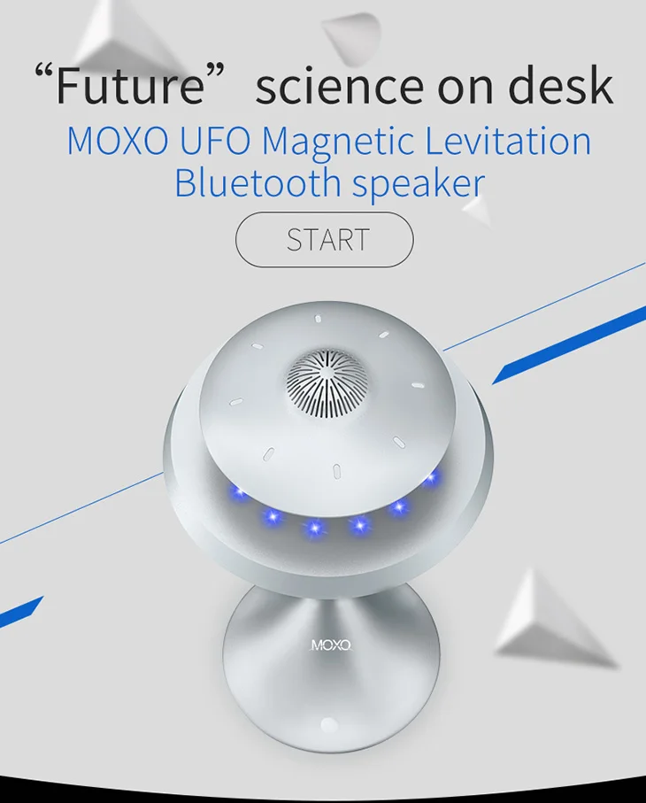 НЛО магнитная левитация bluetooth стерео Беспроводная зарядка продолжите жизнь НЛО звук беспроводные bluetooth колонки модная лампа