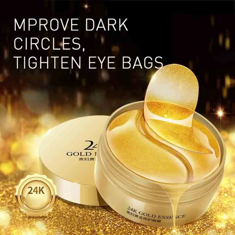 

24K Gold Eye Mask Moisturizing Fade Eye Bags Fine Lines Eye Care Collagen Nourishing Mask Eye Stickers Skin Care