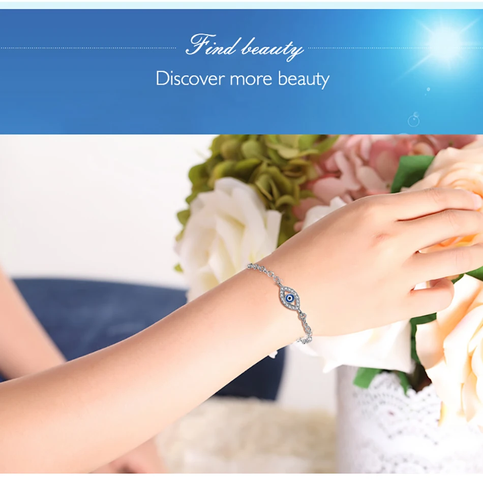 Женский браслет из серебра 925 пробы с фианитом|bracelets for|crystal charm braceletcharm bracelet |