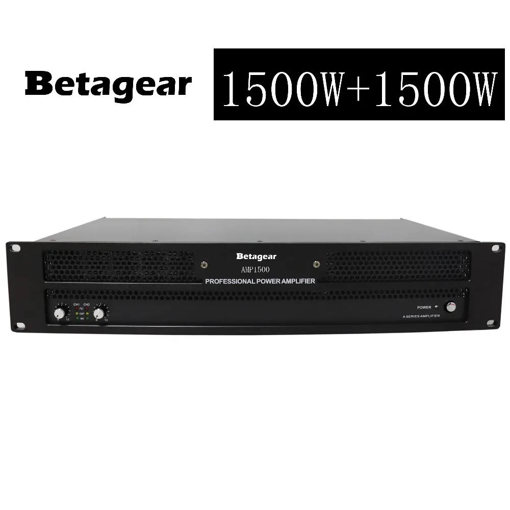 Усилитель мощности Betagear AMP1500 Pro 1500 Вт + усилитель 2300 * 2 Ом сабвуфера 4 звуковой
