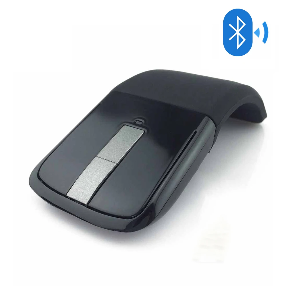 Bluetooth Mouse CHUYI Bluetooth Беспроводная Arc сенсорная мышь 1200 dpi оптическая Складная компьютерная Mause ультра тонкая складная мышь для ноутбука microsoft - Цвет: Bluetooth Mouse