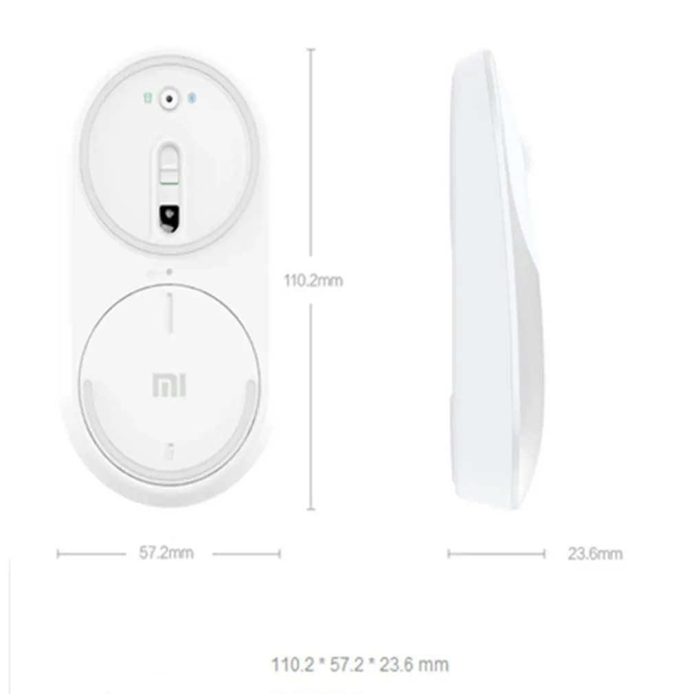 Оригинальная Xiaomi mi, беспроводная мышь, портативные игровые мыши, Alu mi nium, сплав ABS, 2,4 ГГц, Wi-Fi, Bluetooth, 4,0, управление