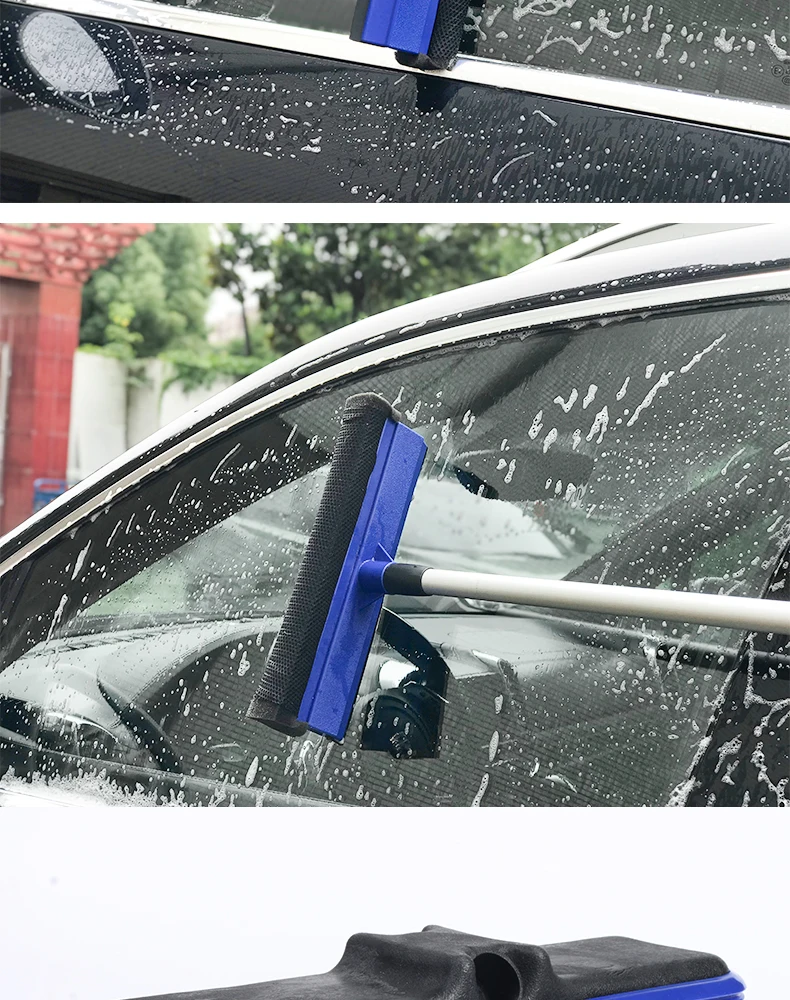 Автомойка оконная Щетка Ракель колесо щетка губка щетка телескопическая длинная ручка Автомобильная Чистящая Щетка для машины аксессуары Xammep
