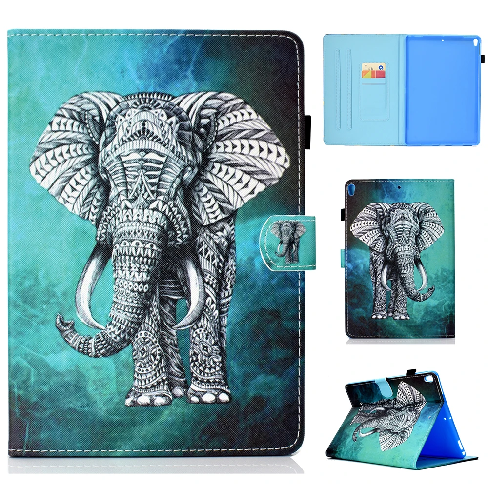 Модный чехол из искусственной кожи с мультяшным рисунком для Apple iPad Pro 10 5 A1701 1709