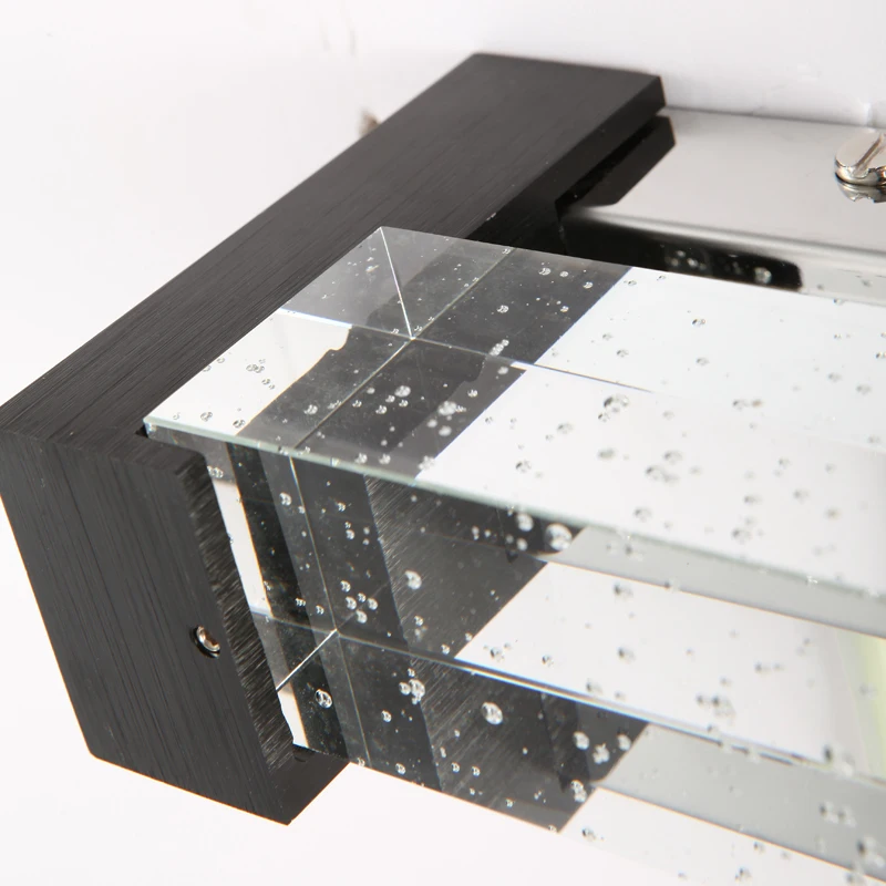 Современный короткий водонепроницаемый пузырьковый Хрустальный настенный