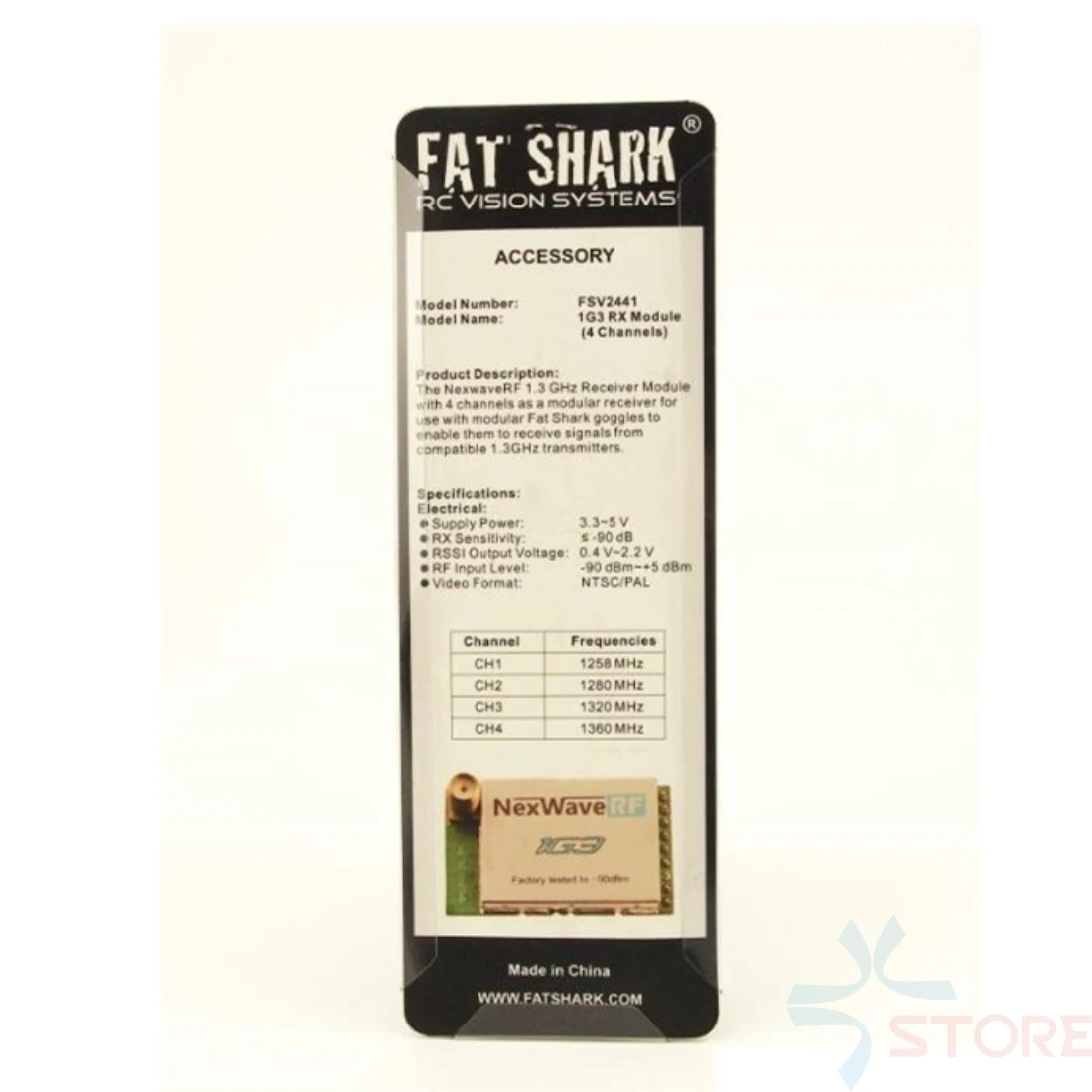 Модуль приемника Fat Shark 1G3 1 3G NEXWAVERF NexWave для Dominator / DominatorHD FPV системы FSV2441 | Игрушки и