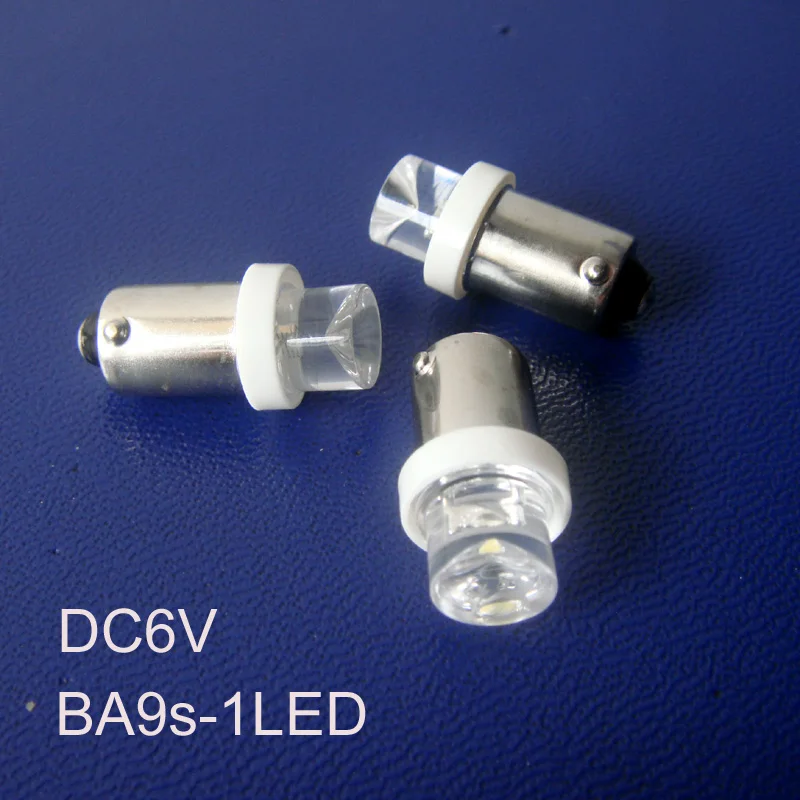 Высокое качество BA9S светодиодный 6 3 v BAX9S V светильник DC6.3V 6VDC лампы BA9 лампа 6V