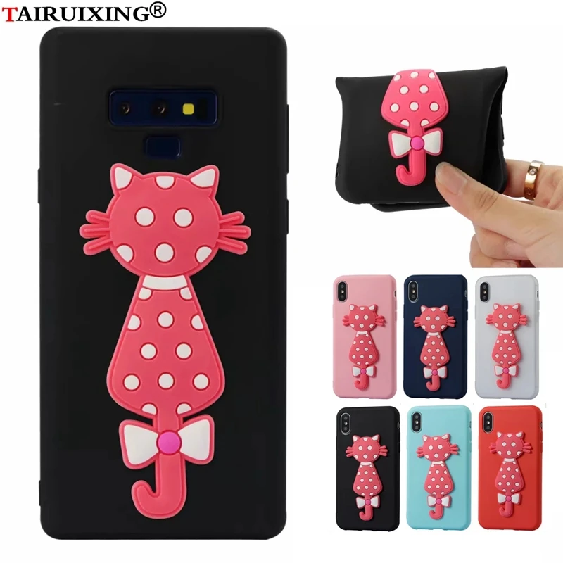 3D милый розовый чехол для Samsung Galaxy J4 J6 J8 2018 J3 J5 J7 2016 2017 EU силиконовый телефона Huawei Y6