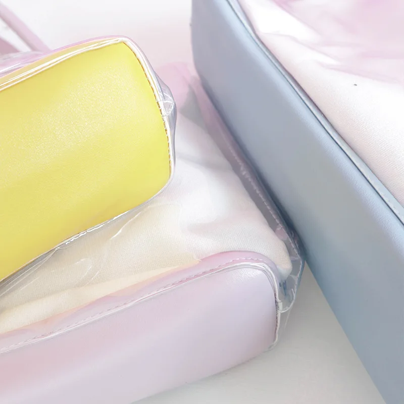 Ita сумка многослойная Сумка-тоут DIY прозрачный Карамельный цвет тканевая через