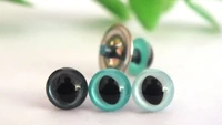 7 5mm dark blueblue and silver 3 color plastic cat doll eyes handmade doll accessories