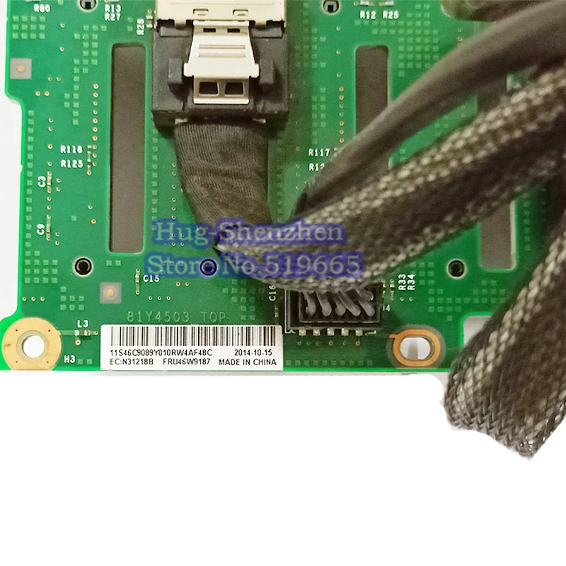 Высококачественный жесткий диск с кабелем для IBM X3500M4 X3650M4 service HDD 94Y7751 обновление 16