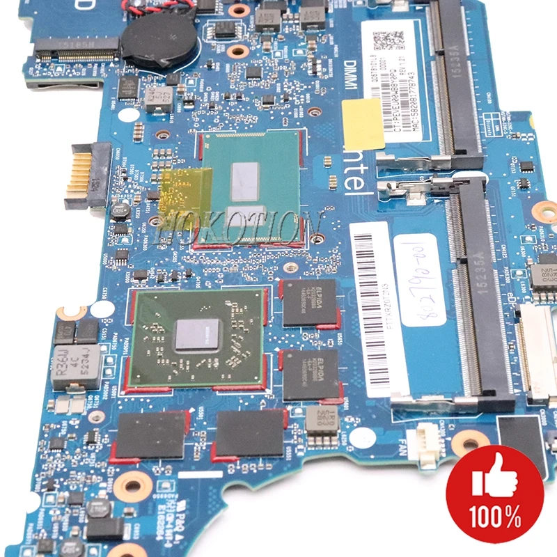 NOKOTION для HP EliteBook 840 G2 материнская плата ноутбука I5-5300U R7 M260 gpu 799516-001 802790-001 802790-601