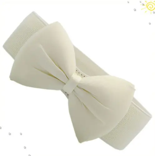 Beige 2 Okdeals дизайнерский бренд, Модный женский белый эластичный пояс с бантом, широкий эластичный кожаный ремень в стиле Харадзюку, пояс для платьев для женщин - Цвет: Beige 2