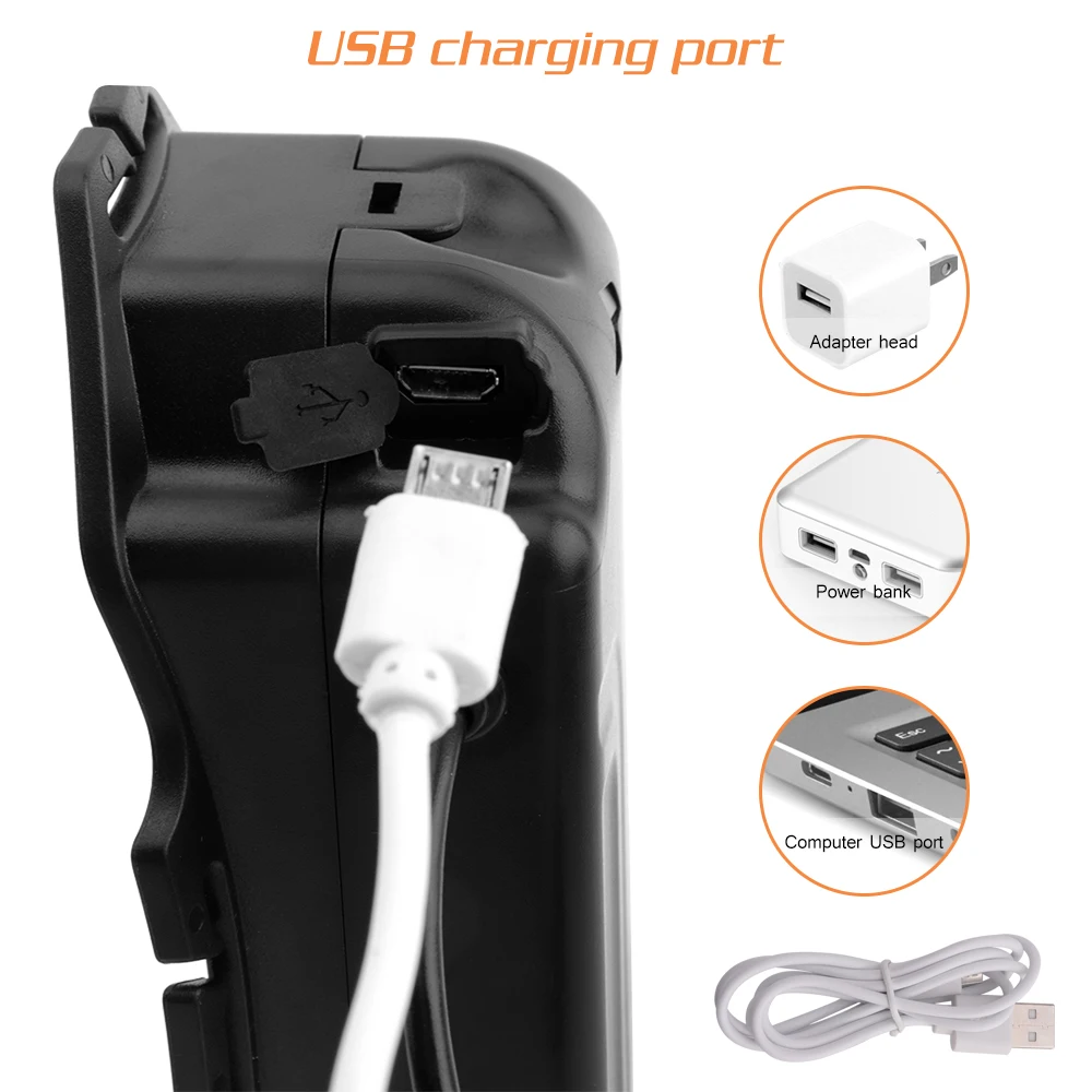 BORUIT COB LTS светодиодные фары USB зарядное устройство налобный фонарь 4 режима