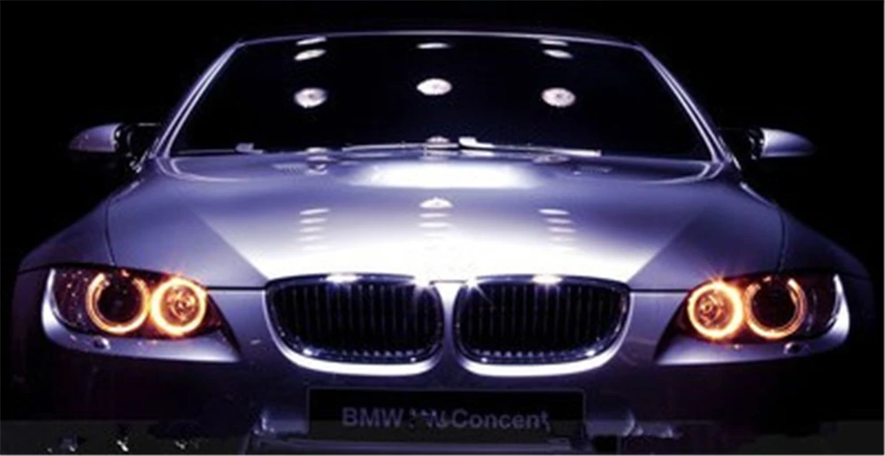 2 шт. Автомобильные светодиодные лампы ангельские глазки для BMW E39 E53 E60 E61 E63 E64 E65 E66