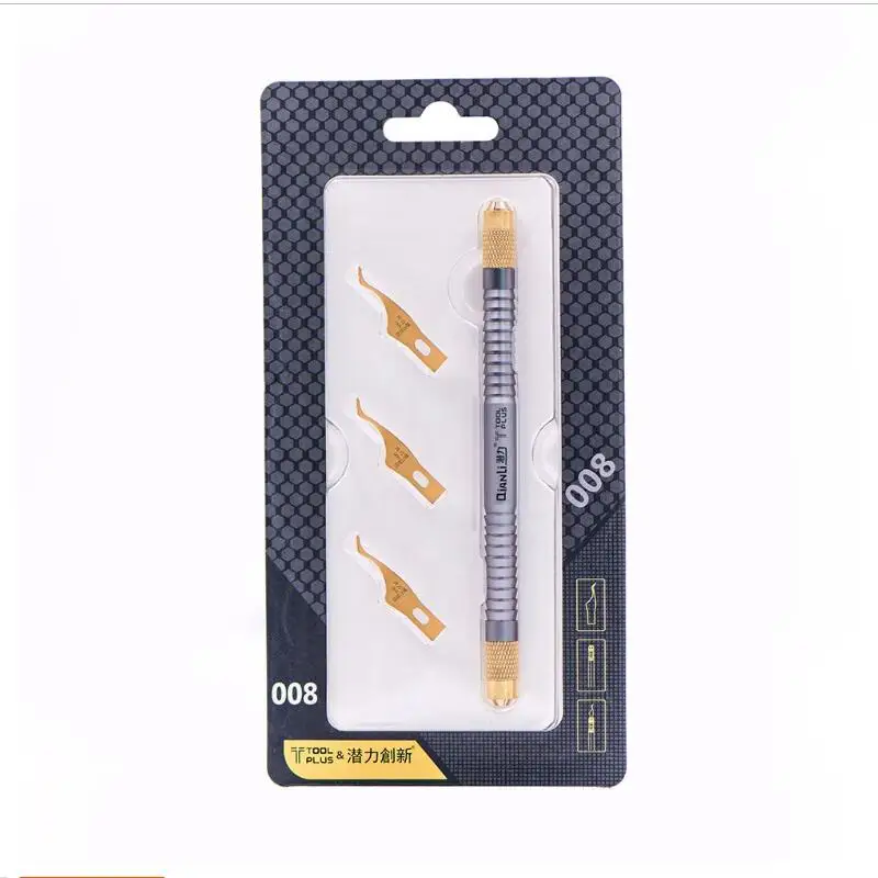 Professional Cold Blade For iPhone Mainboard A12 A11 A8 A9 A10 CPU IC Powerful Glue Black Side Removal Knife | Мобильные телефоны и