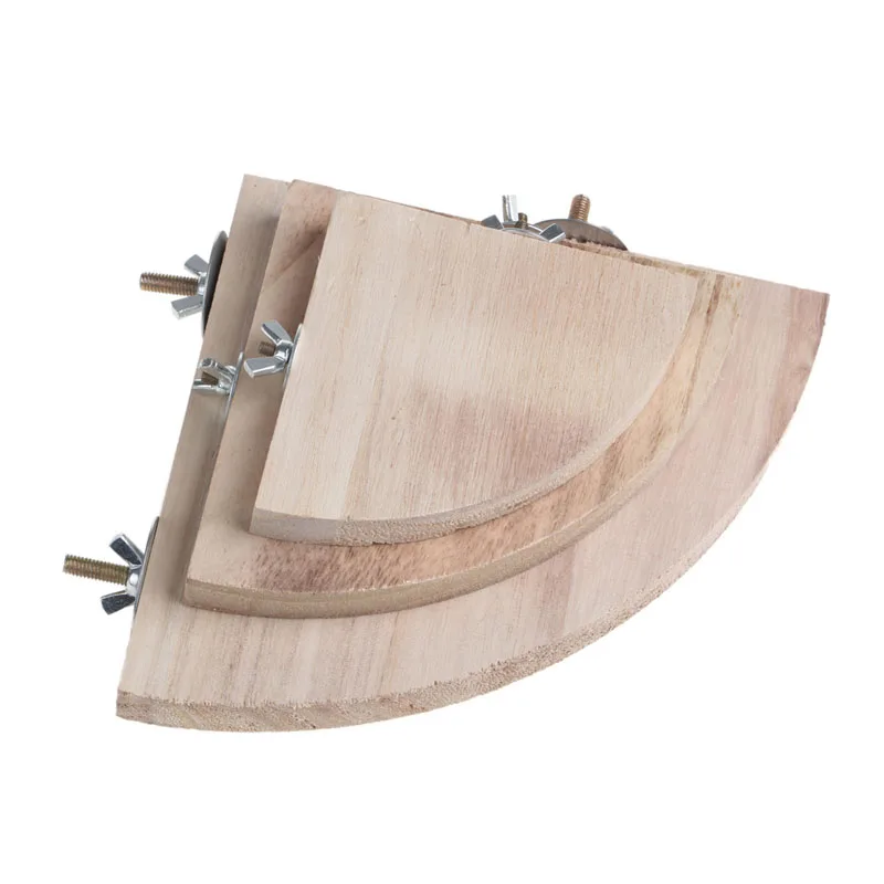 Деревянная подвесная клетка в форме веера для животных 3 размера | Дом и сад