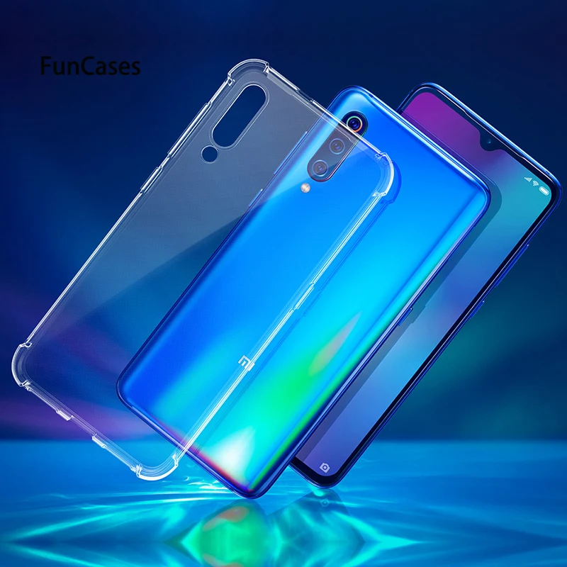 Мягкая прозрачная Обложка из полиуретана для Xiaomi mi 9 Honor 8 Lite Poco F1 Red Note 7 6Pro 5Pro 6 6A 4X