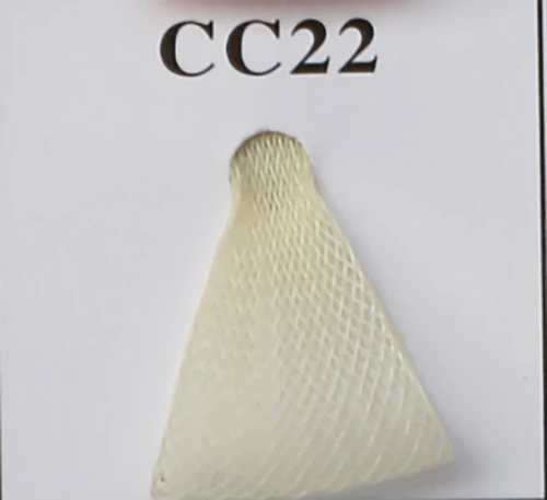 CC22 Cream 5 см простая сетчатая лента Крин косы конский волос 50 ярдов/лот - Цвет: CC22 Cream