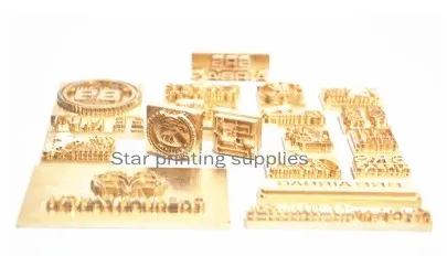 

Hot stamping copper mold brass mould customized making 5x10cm