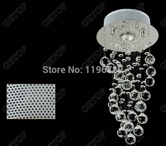 Светодиодная хрустальная люстра для спальни коридора прихожей входа бара