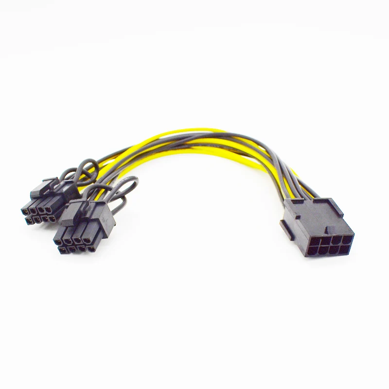 Кабель удлинитель ult best 5 шт./лот PCI E PCIE 8p Женский на 2 порта двойной 8pin 6 + p Мужской GPU