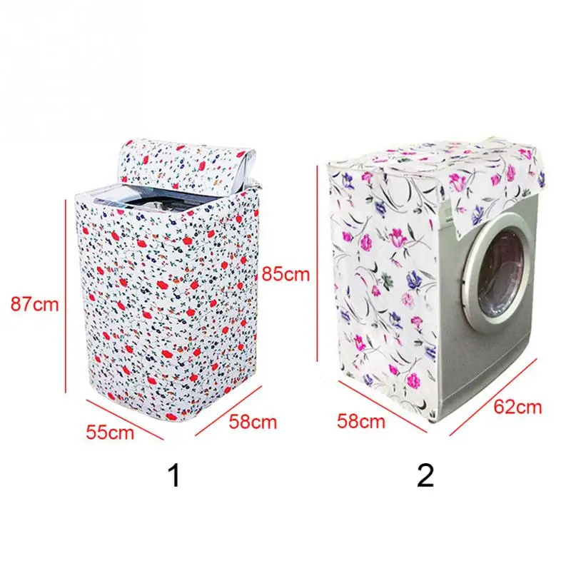 Цветочный узор толще водонепроницаемый прочный для стиральной машины на молнии