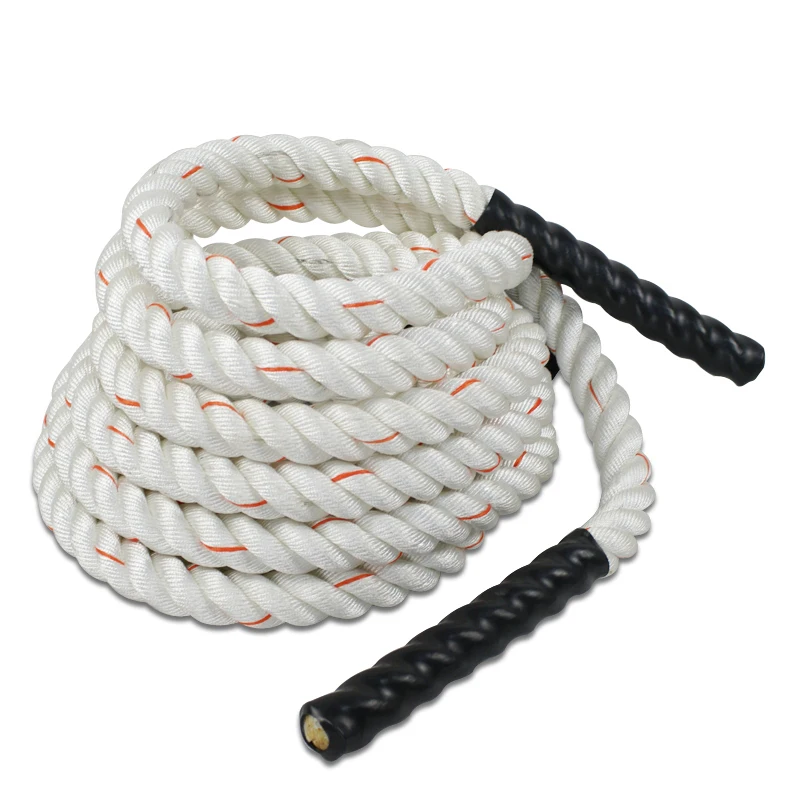 good price white 1.5*40ft Poly Dacron Battle Rope Workout Training Undulation US | Спорт и развлечения