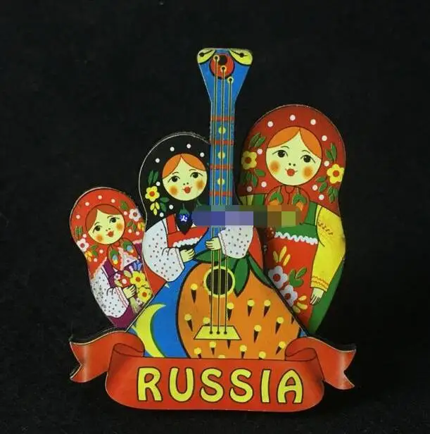 Горячая новейший русский магниты на холодильник, магнитные наклейки s, куклы, москвийские туристические сувениры, деревянные наклейки на доску