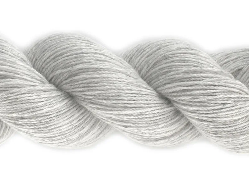 03 Lt Grey 5*50 г Хэнк Мими плюс норковая кашемировая пряжа ручная пряжа - Цвет: 03 Lt Grey