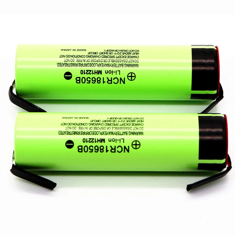 NCR18650B 3,7 v 3400 мАч литий-ионная аккумуляторная батарея подходит для цифрового фотоаппарата Panasonic фонарик и магазины типа "сделай сам", не содержит никель батарея