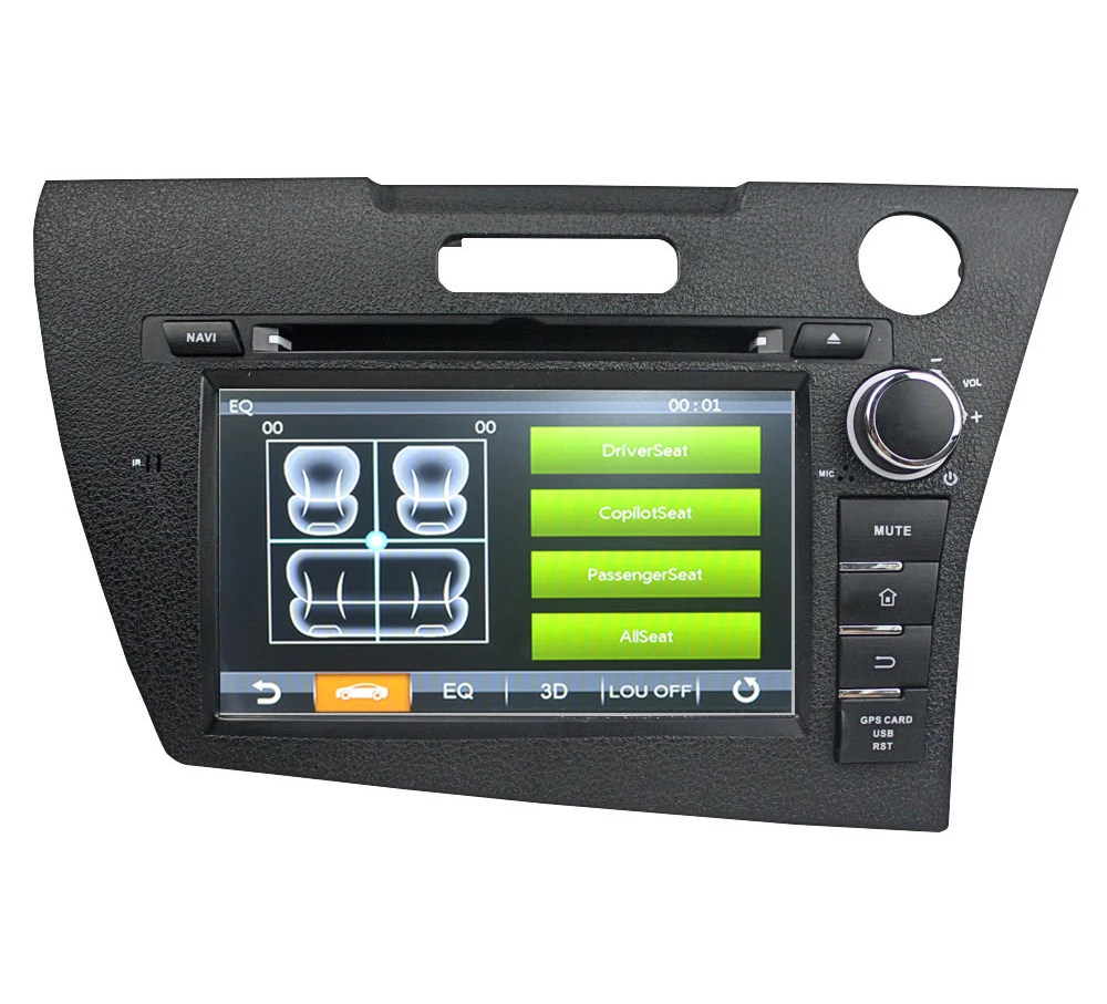 7-дюймовый автомобильный DVD-плеер с GPS Navi (опционально) аудио радио стерео USB/SD AUX BT/TV