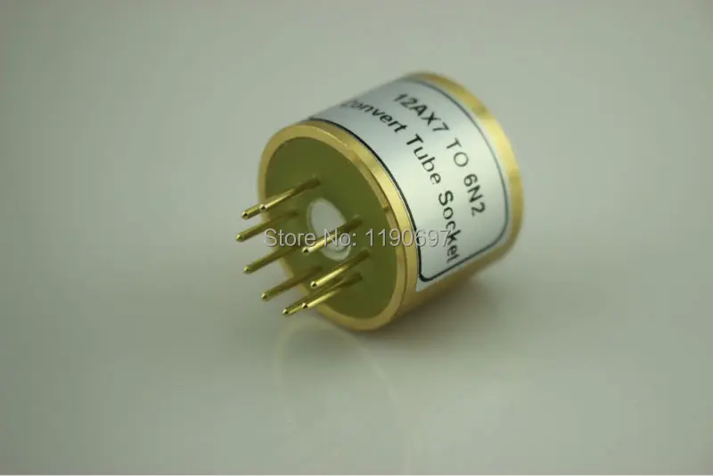 1 шт. 12AX7(сверху) до 6N2(снизу) 9 контактов до 9 контактов трубка DIY звуковая вакуумная трубка конвертер разъема адаптера